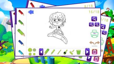 Pj coloring book masks截图1