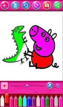 Coloring Pepa Pig for fans截图5