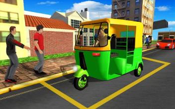 Tuk Tuk Driving Simulator - City Rickshaw Driver截图4