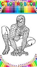 Coloring Book amazing spider hero by fans截图1