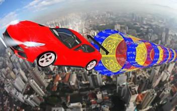 Superhero Car Racing Games:Mega Ramp Stunts截图3