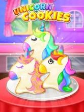 Unicorn Food - Sweet Rainbow Cookies Maker截图1