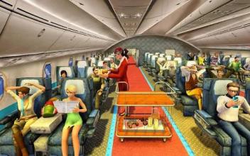 Virtual Air Hostess: Modern Attendant Simulator 3D截图4