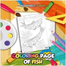 Coloring Page Of Fish截图2