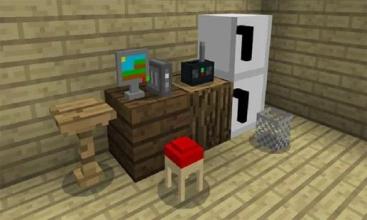 Mine Furniture Mod MCPE截图1