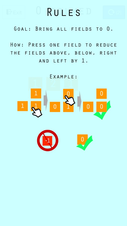 Zero - A Numbers Puzzle Game截图2