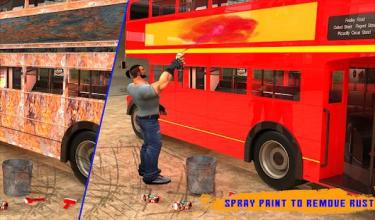 Virtual Garage 3D: Double Decker Bus Mechanic截图2