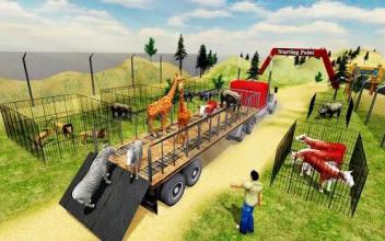 Animal Transport Offroad Truck截图5