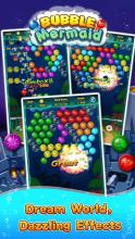 Bubble Mermaid - Classic Bubbles Shooter Game截图3