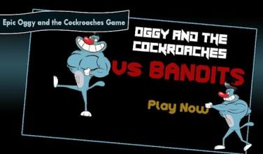 Oggy Cockroaches vs Bandits截图3