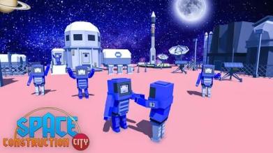 Space Construction city: Building Craft Games截图1