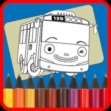 Tayo Coloring Book Free截图4