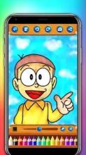 Nobita Super Heroes Coloring And Drawing Book截图2