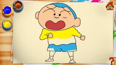 Coloring Shinchan Crayon截图1