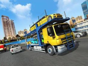 Car Transporter Cargo Truck Driving Game 2018截图1