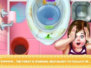 Daddy's House DayCare Helper Housekeeping Game截图1