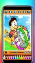 Nobita Super Heroes Coloring And Drawing Book截图4