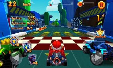 Toon Car Transform Racing Game截图2