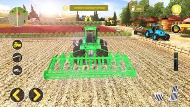 Farm Tractor Farming Sim 2018: Best Game截图1