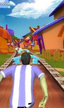 Subway Hero Soccer 2018 - Endless Run 3D截图1