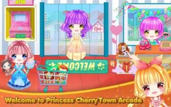 Princess Cherry Town Arcade Doll House Play截图5