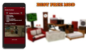 Mod Modern Furniture for MCPE截图1