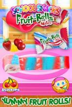 Fruit Roll Candy Maker - School Snacks Sim FREE截图1