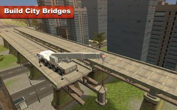 Bridge Construction Crane Sim截图4