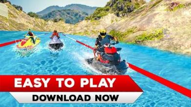 Jetski Speed Boat Racing - Turbo Fast Racing截图1