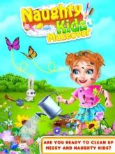 Naughty Kids Makeover - Sweet Baby Cleanup Games截图5