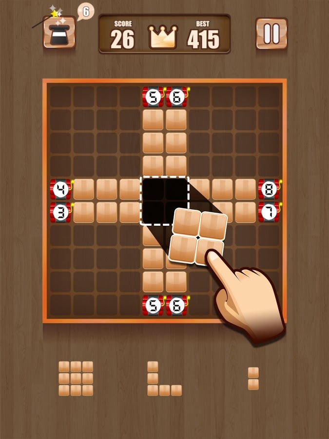 Wood Block Blitz Puzzle截图2