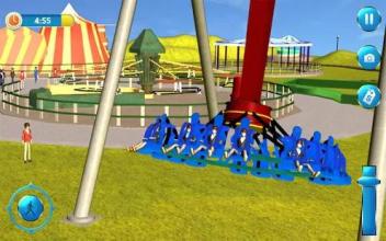 Theme Park Fun Swings Ride截图5