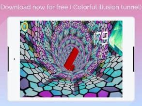 super 3D colorful illusion tunnel截图2