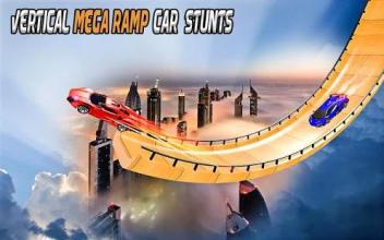 Vertical Mega Ramp Car Racing Stunts Game截图5