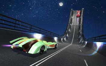 Bat Car Mega Ramp Stunt Racing Hero: Driving Games截图2