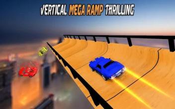 Vertical Mega Ramp Car Racing Stunts Game截图3