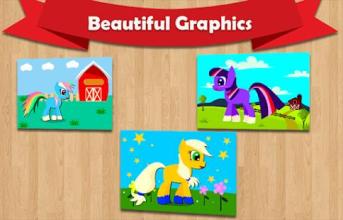 Pony kids jigsaw puzzle截图2