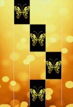 Gold Glitter ButterFly Piano Tiles 2018截图5