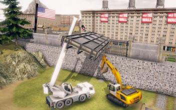 US Army Security Wall Construction Simulator 2018截图1