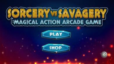 Sorcery vs Savagery: Magical Action Arcade Game截图5