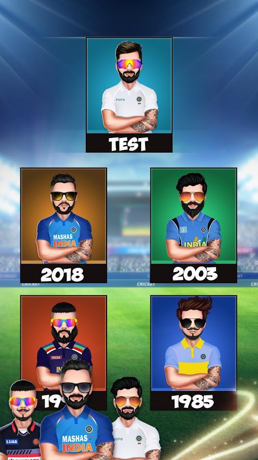 Virat Kohli Cricket Dressup Salon截图2