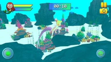 Mermaid Attack Simulator 3D:Sea Animal Hunt Games截图5