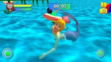 Mermaid Attack Simulator 3D:Sea Animal Hunt Games截图2