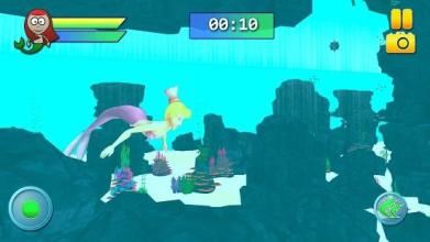 Mermaid Attack Simulator 3D:Sea Animal Hunt Games截图3