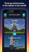 What's Higher Lower Game World Towers Quiz截图3