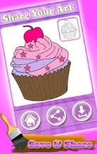 My Sweet Cupcake Saloon Coloring Book Pages截图2