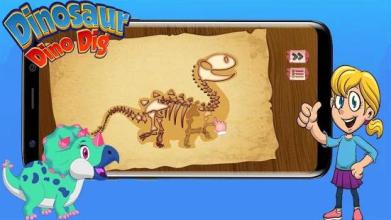 Digging Games - Find Dinosaurs Bones截图5