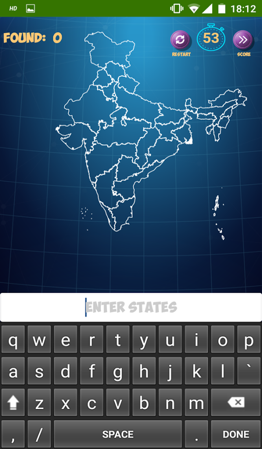 India Map Game截图2