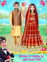 Indian Style Wedding Makeup - Indian Makeover Game截图1