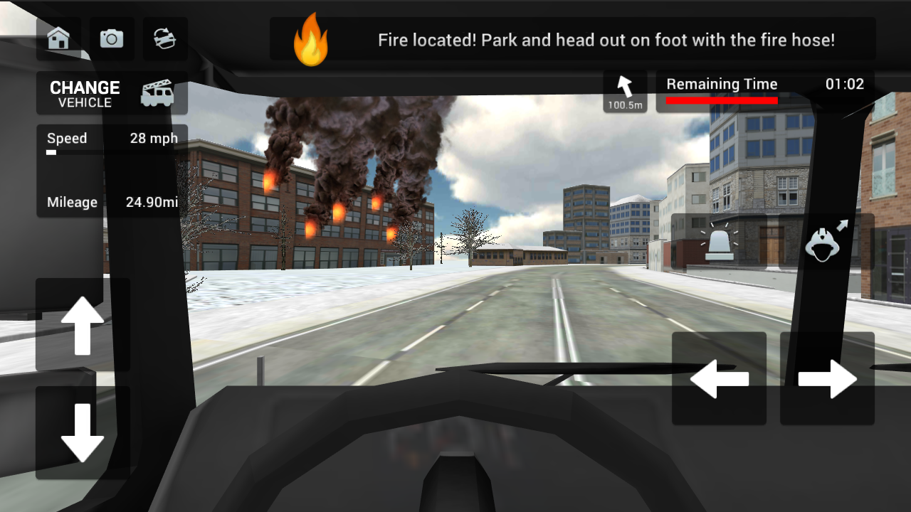 Fire Truck Rescue Simulator截图4